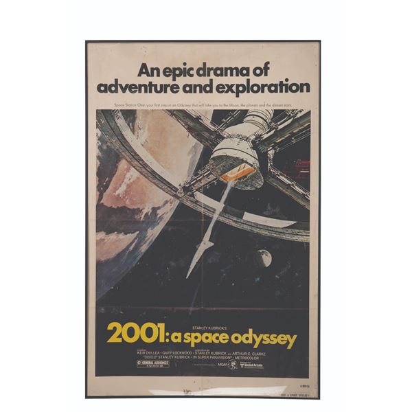 A "2001: A Space Odyssey" One-Sheet Poster.