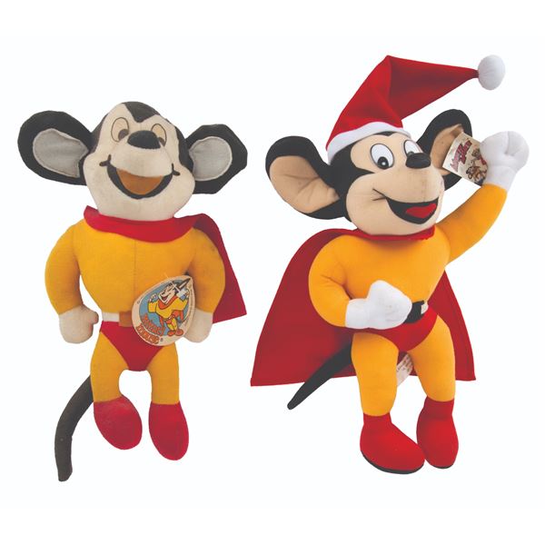 A Pair of Mighty Mouse Dolls.