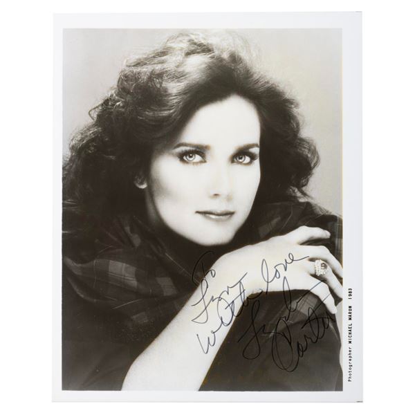 A Lynda Carter Signed Headshot.