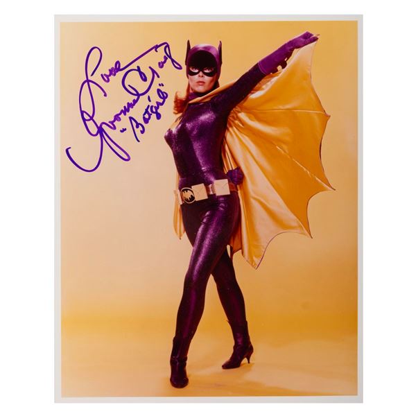 A Signed Yvonne Craig Batgirl Photo.