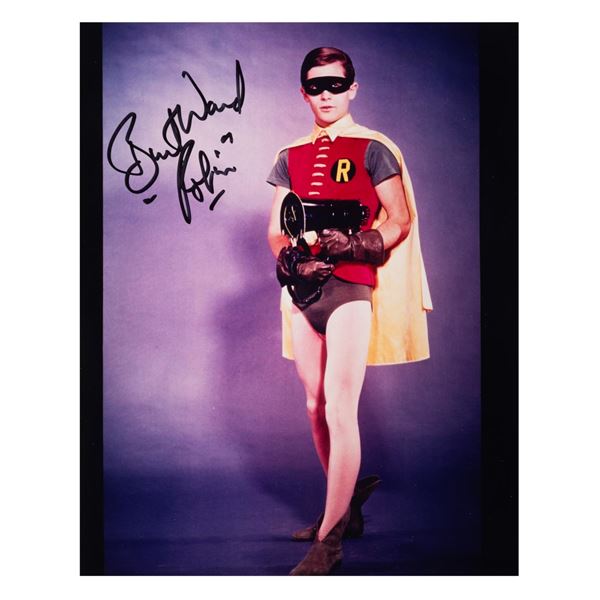 A "Batman" Burt Ward Signed Robin Photo.