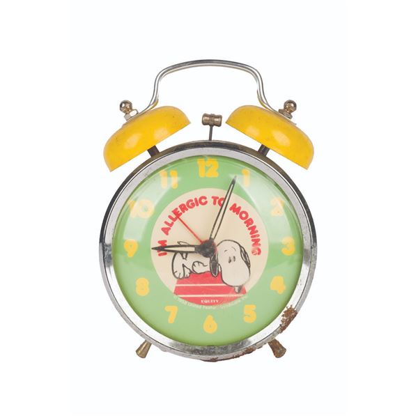 A 1950s Snoopy Alarm Clock.
