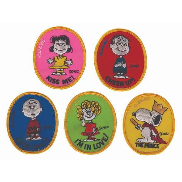 A Set of Promotional Peanuts Patches by Interstate.