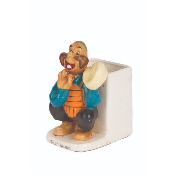 A Wally Walrus Toothbrush Holder.