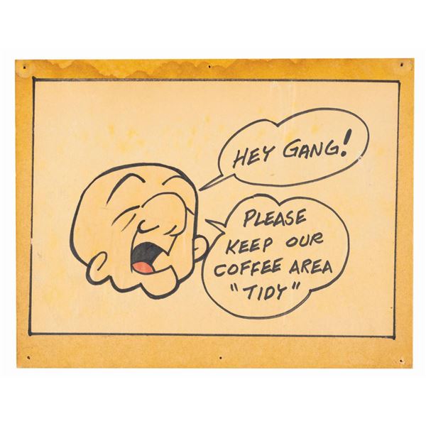 Mr. Magoo UPA Staff Sign.