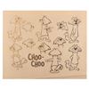 Image 1 : A "Top Cat" Choo-Choo Model Sheet.