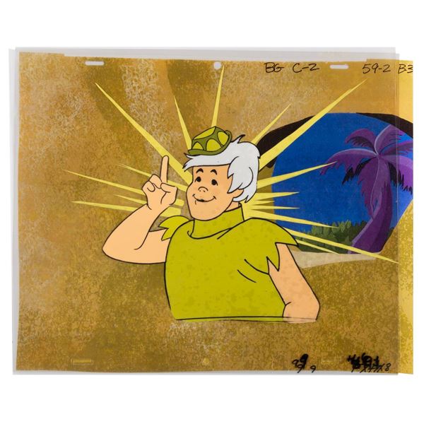 A "Pebbles and Bamm-Bamm Show" Multi-Layer Cel.