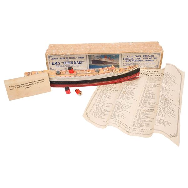 An R.M.S. Queen Mary Model by Chad Valley.