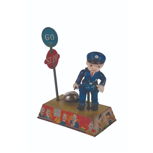 A Rare Japanese 1930s Police Officer Tin Toy.