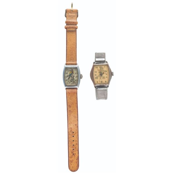 A Pair of Gene Autry and the Lone Ranger Watches.