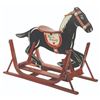 Image 1 : A Rare Black Beauty Rocking Horse by Delphos.