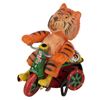 Image 1 : Tiger on Bike Marx Wind-Up Tin Toy.