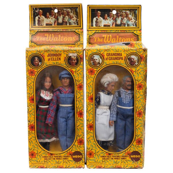 A Pair of The Waltons Figure Sets by Mego.