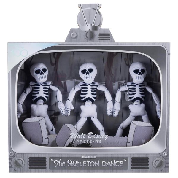 A Disney 100 "The Skeleton Dance" Plush Set.
