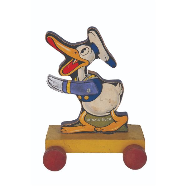 A Fisher Price Donald Duck Pull Toy.