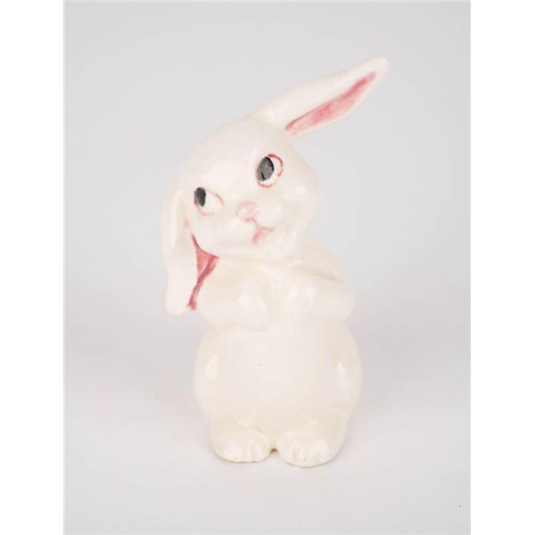 A "Snow White" Rabbit Figurine by Brayton Laguna.