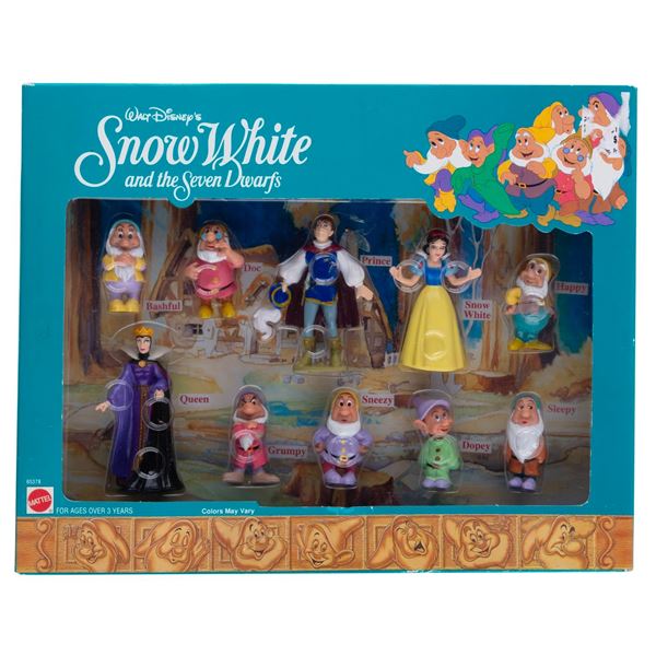 A "Snow White and the Seven Dwarfs" Vinyl Figure Set.