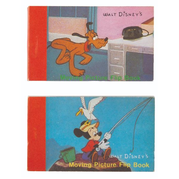 A Pair of Mickey Moving Picture Flip Books.