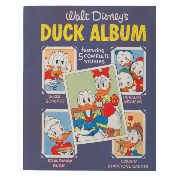 A Walt Disney's Duck Album with 5 Stories.