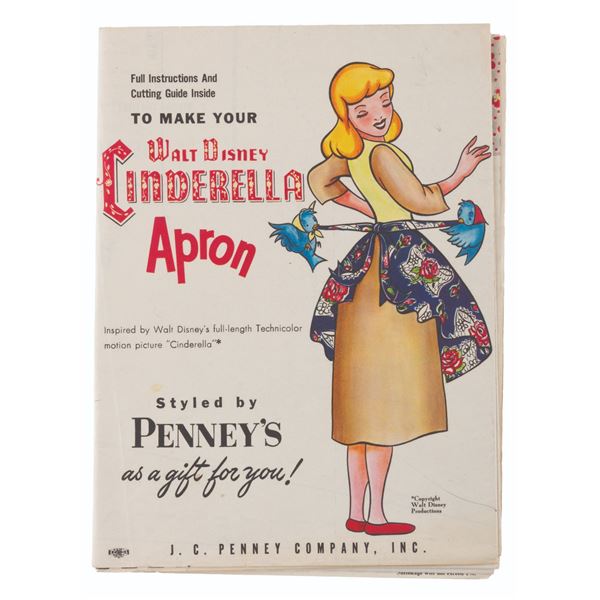 A "Cinderella" Apron Pattern styled by Penney's.