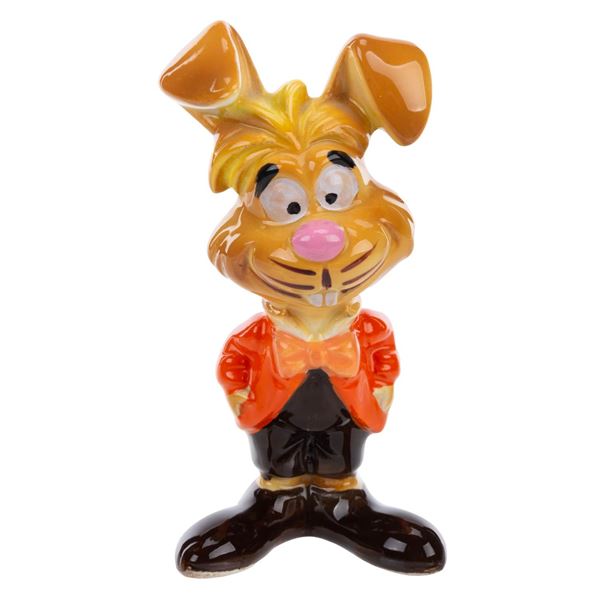 An "Alice in Wonderland" March Hare Figurine.