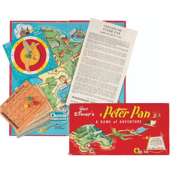 A Walt Disney's "Peter Pan" Game by Transogram.