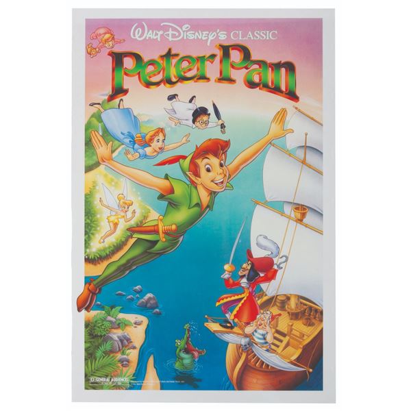 A Re-Release "Peter Pan" Mini Poster.