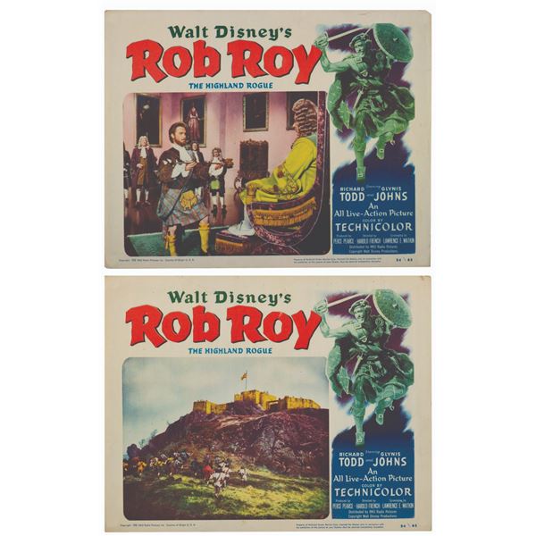 A Pair of "Rob Roy" Lobby Cards.