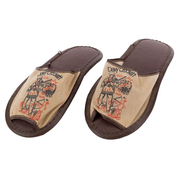 A Pair of Davy Crockett Sandals.