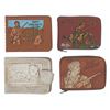 Image 1 : A Collection of 4 Davy Crockett Wallets.
