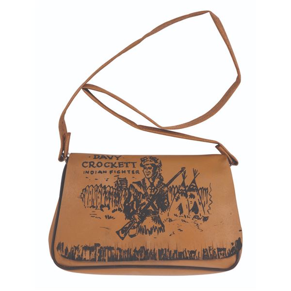 A Davy Crockett Indian Fighter Bag.