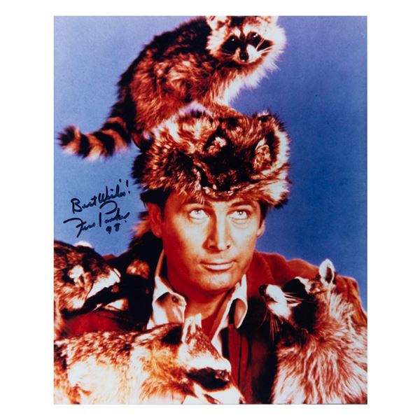 A Fess Parker Signed Davy Crockett Photo.