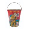 Image 1 : An Ohio Art Davy Crockett Tin Pail.