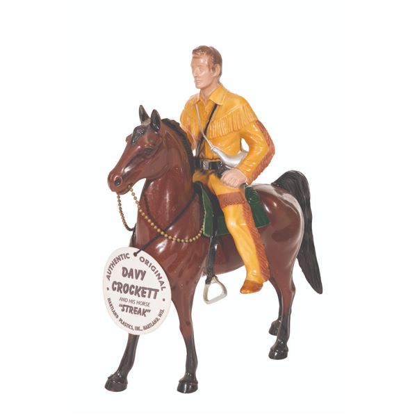 A Davy Crockett and Streak Toy.