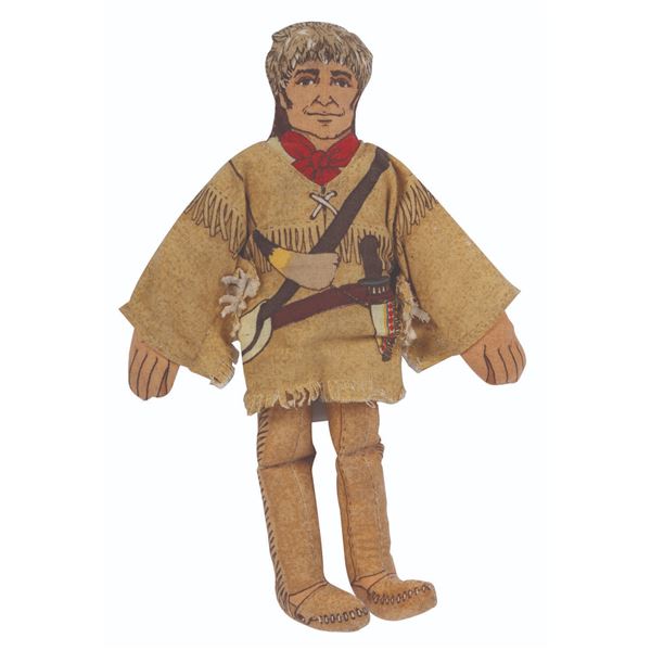 A Hallmark Famous Americans Davy Crockett Plush Doll.