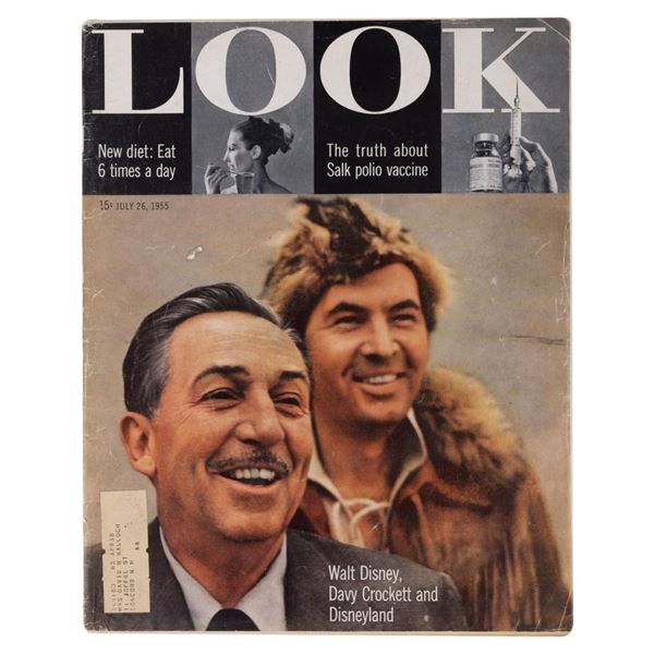 A Walt Disney & Davy Crockett LOOK Magazine.