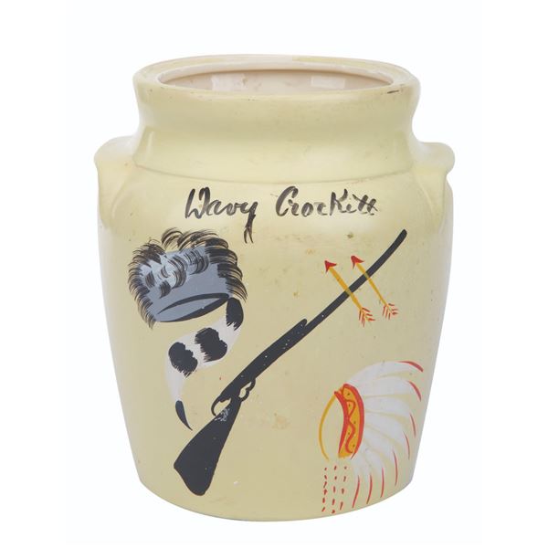 A Davy Crockett Cookie Jar.