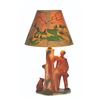 Image 2 : A Davy Crockett Figural Lamp with Shade.