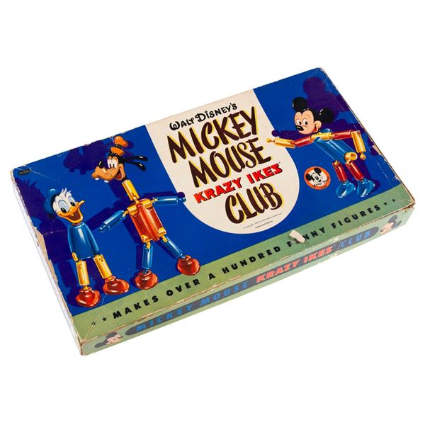A Mickey Mouse Club Krazy Ikes Toy Set.