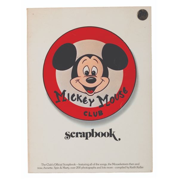 A Signed "The Mickey Mouse Club Scrapbook."