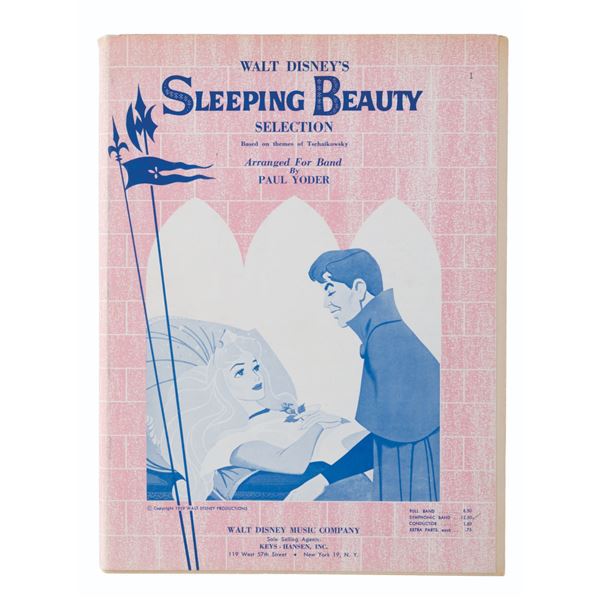 A Walt Disney's "Sleeping Beauty" Selection Score.