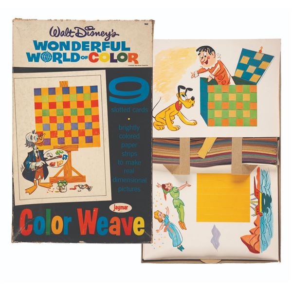A Walt Disney's "Wonderful World of Color" Color Weave Set.