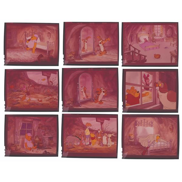 A Complete Set of "Winnie the Pooh and the Blustery Day" Transparencies.