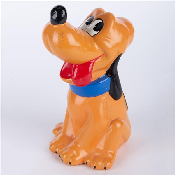 A 1970s Pluto Ceramic Coin Bank.