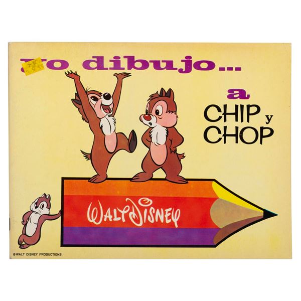 A Spanish "You Can Draw Chip and Dale" Book.