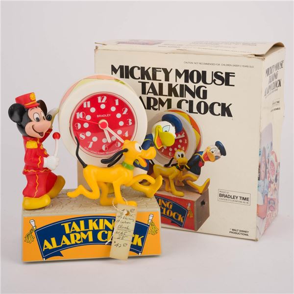 A Mickey Mouse Talking Alarm Clock.