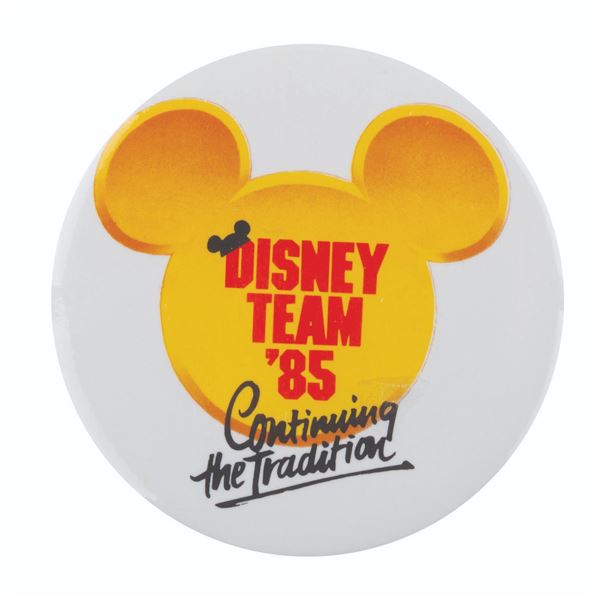 A Disney Team ‘85 Button.