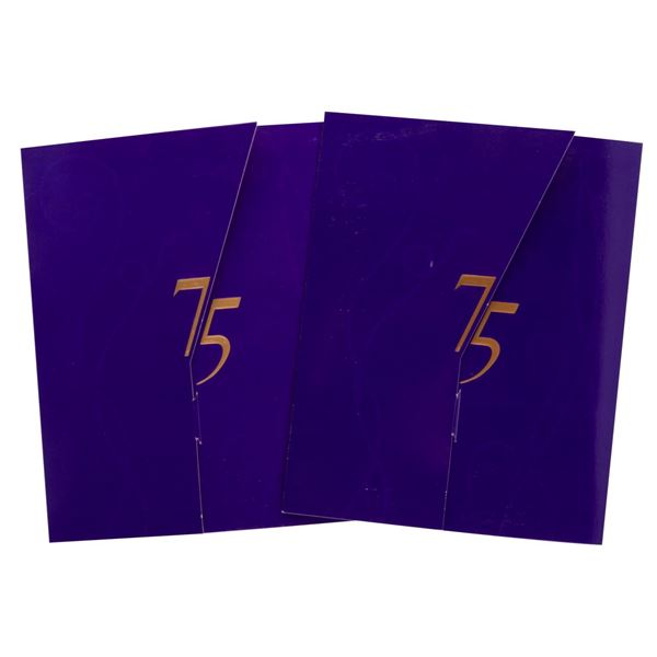 A Pair of Disney 75 Years Celluloid Prints.