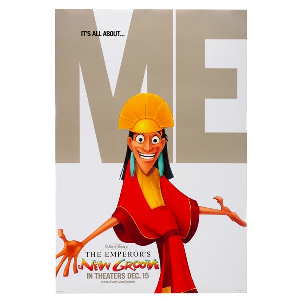 A "The Emperor's New Groove" Advance Theatrical One-Sheet.