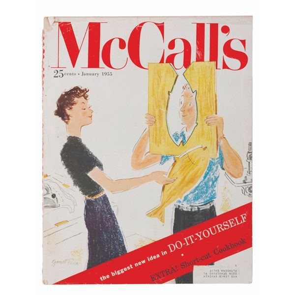 A January 1955 McCall's Magazine with Disneyland Preview.